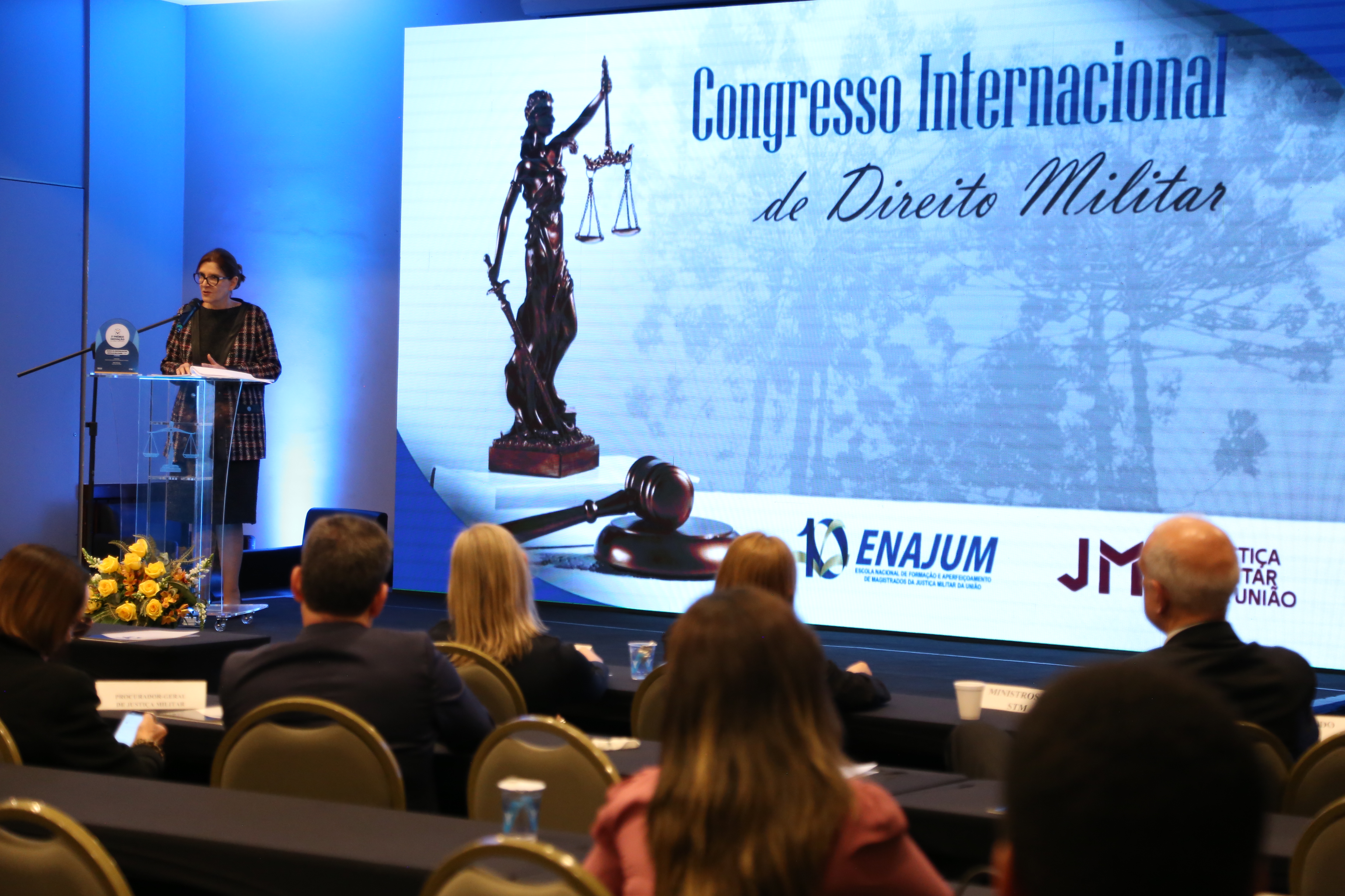 Presidente do STM faz palestra de encerramento do Congresso Internacional de Direito Militar